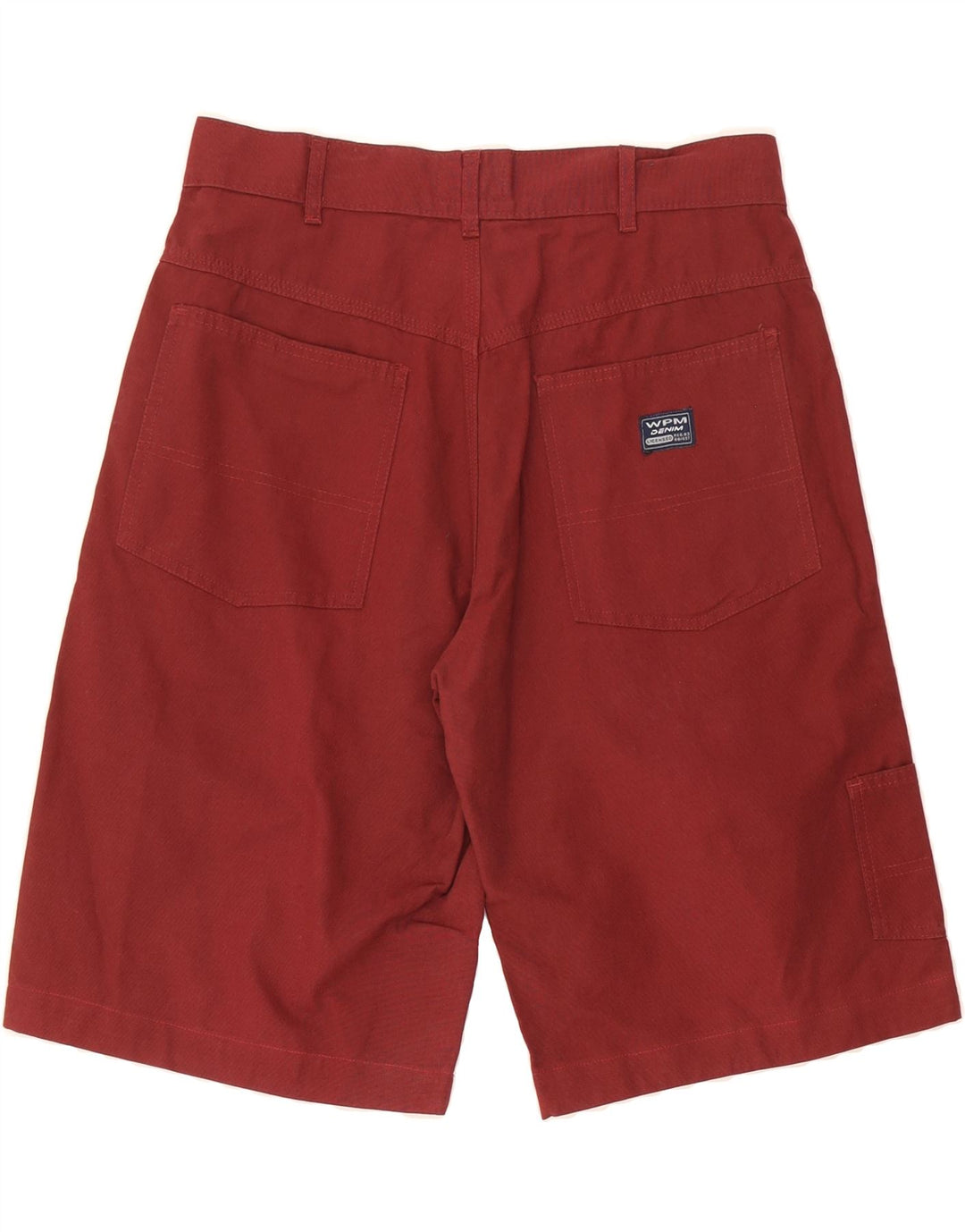 WPM Mens Cargo Shorts IT 46 Small W30 Burgundy Cotton Vintage WPM and Second-Hand WPM from Messina Hembry 