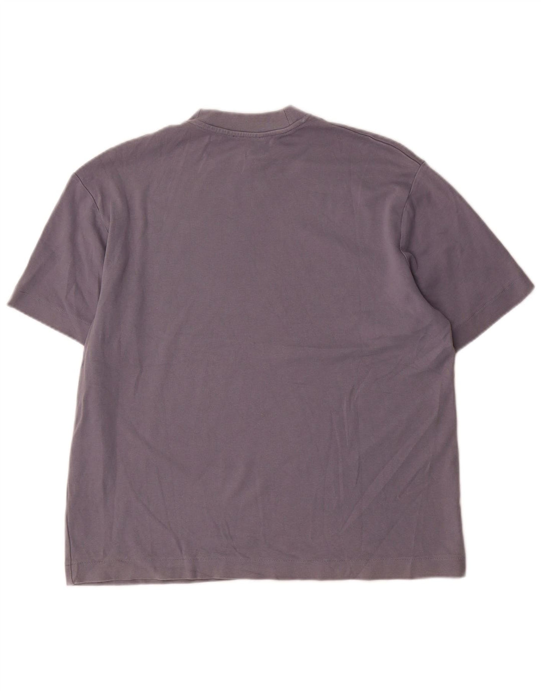 Zara Mens T-Shirt Top Medium Blue Cotton