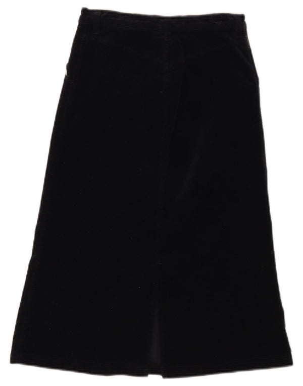 Armani Junior Girls Corduroy Skirt 9-10 Years W22  Navy Blue Cotton