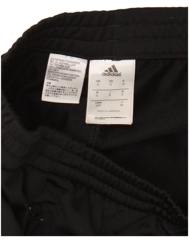 Adidas Mens Tracksuit Trousers Joggers Small  Black Polyester