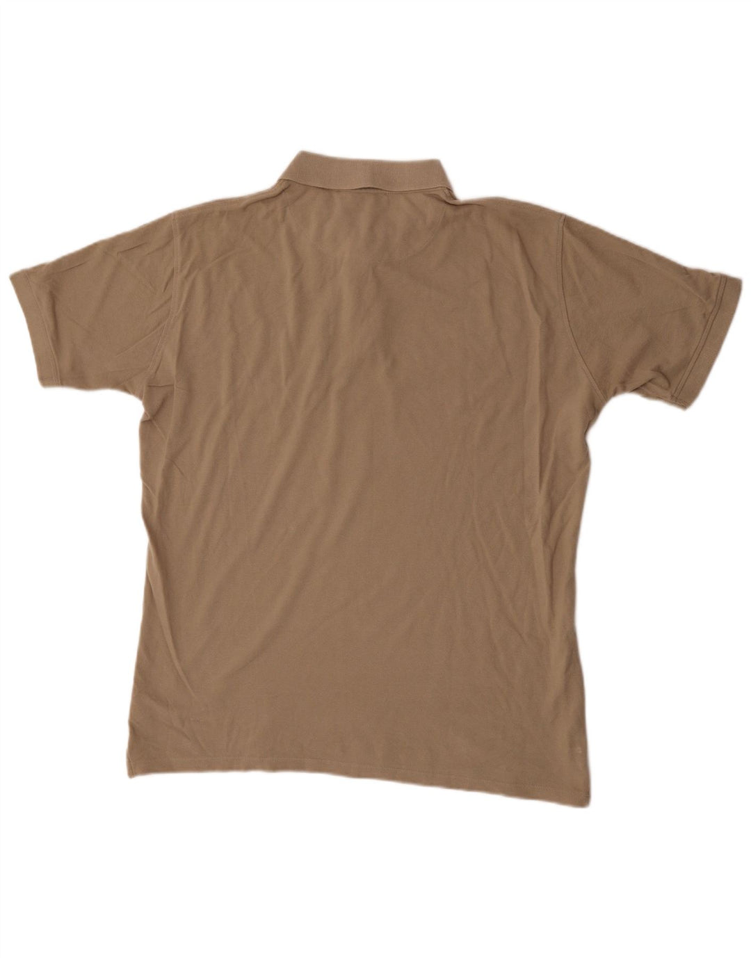 Richmond Mens Graphic Polo Shirt Large Beige Cotton