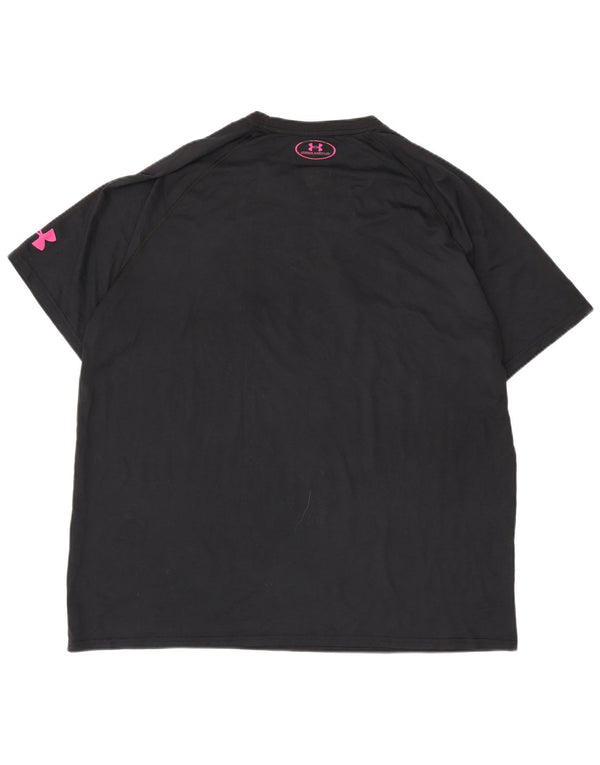 Under Armour Mens Superman Loose Fit Graphic T-Shirt Top XL Black