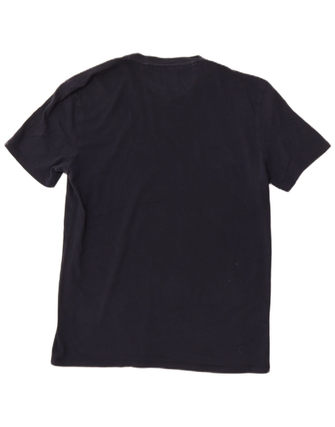 Zara Mens Slim Fit T-Shirt Top XL Navy Blue