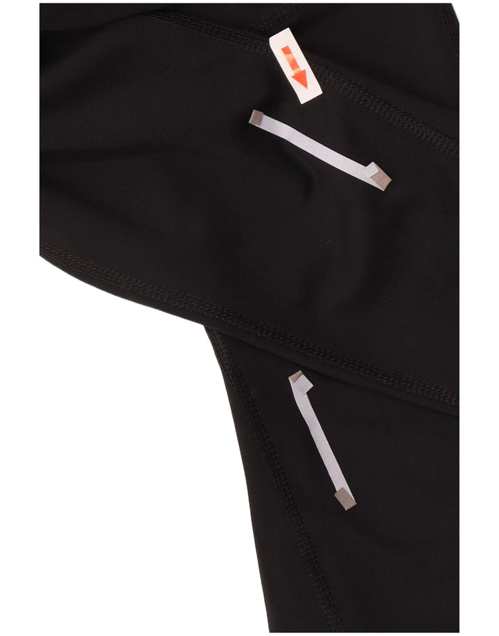Nike Womens Dri Fit Leggings UK 12 Medium  Black Polyester