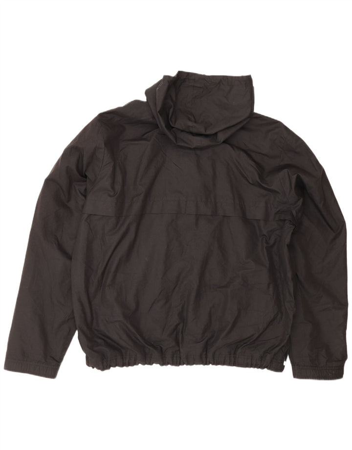 Puma Mens Hooded Pullover Windbreaker Jacket UK 42 XL Black