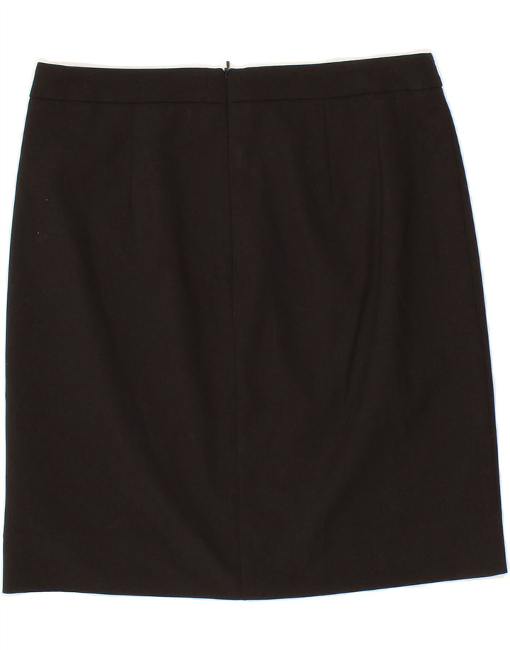 BENETTON Womens Straight Skirt UK 12 Medium W30  Black Polyester Vintage Benetton and Second-Hand Benetton from Messina Hembry 
