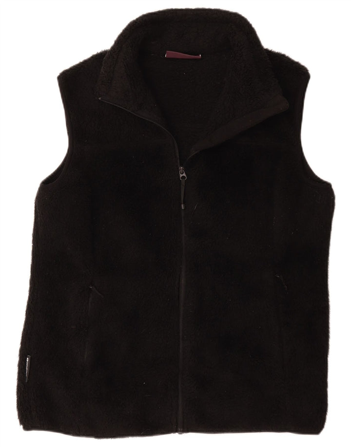 Mountain Warehouse Womens Fleece Gilet UK 16 Large Black Polyester