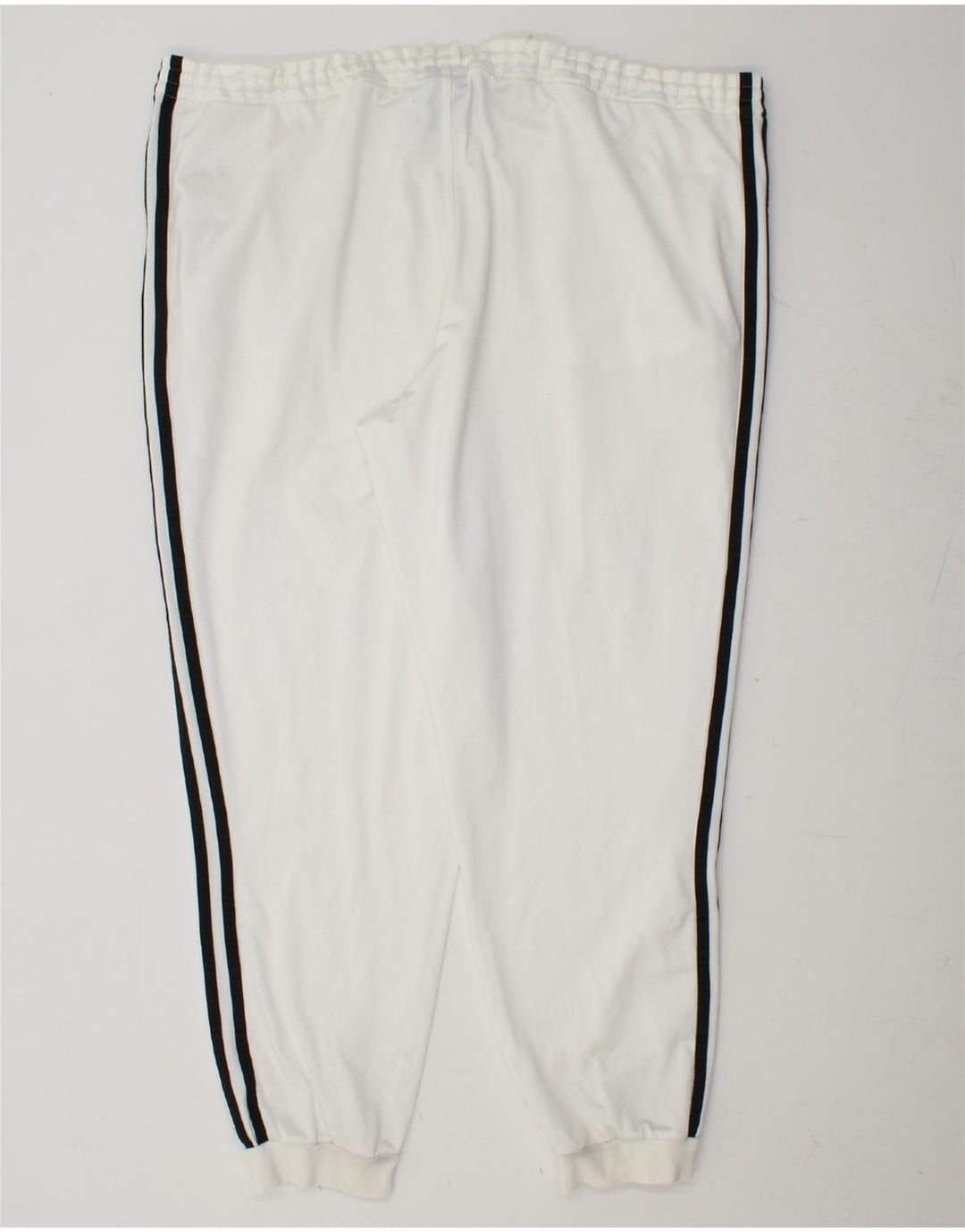 ADIDAS Mens Tracksuit Trousers Joggers XL  White Polyester