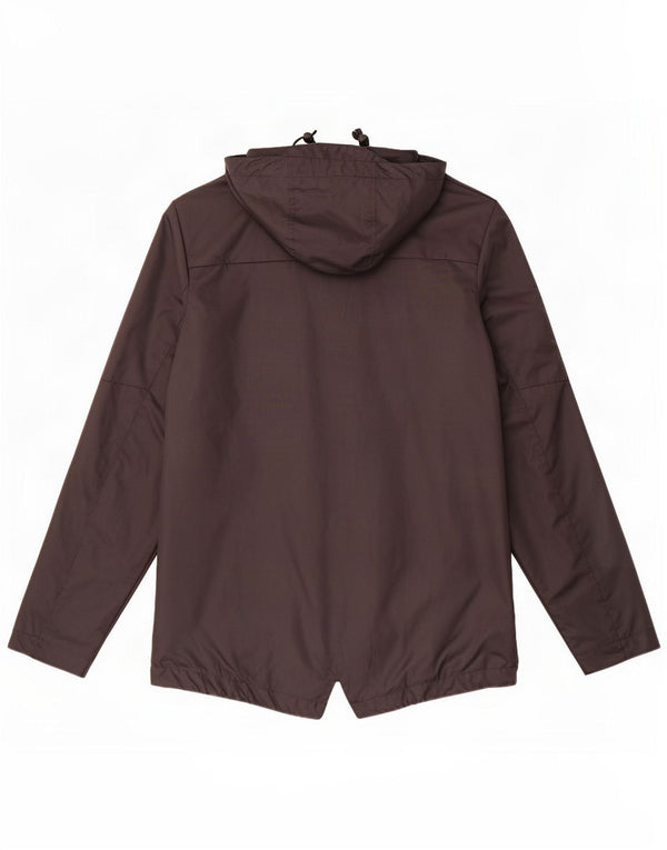 Nike Womens Storm-Fit Hooded Rain Jacket UK 12 Medium Black Polyester