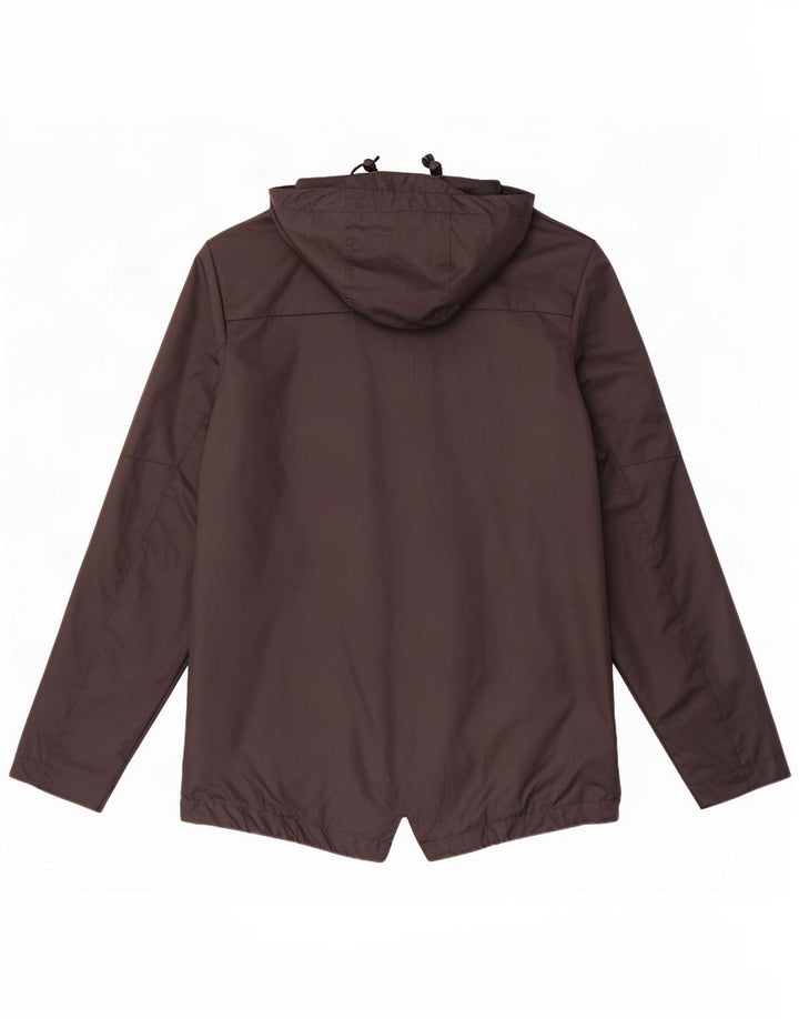 Nike Womens Storm-Fit Hooded Rain Jacket UK 12 Medium Black Polyester