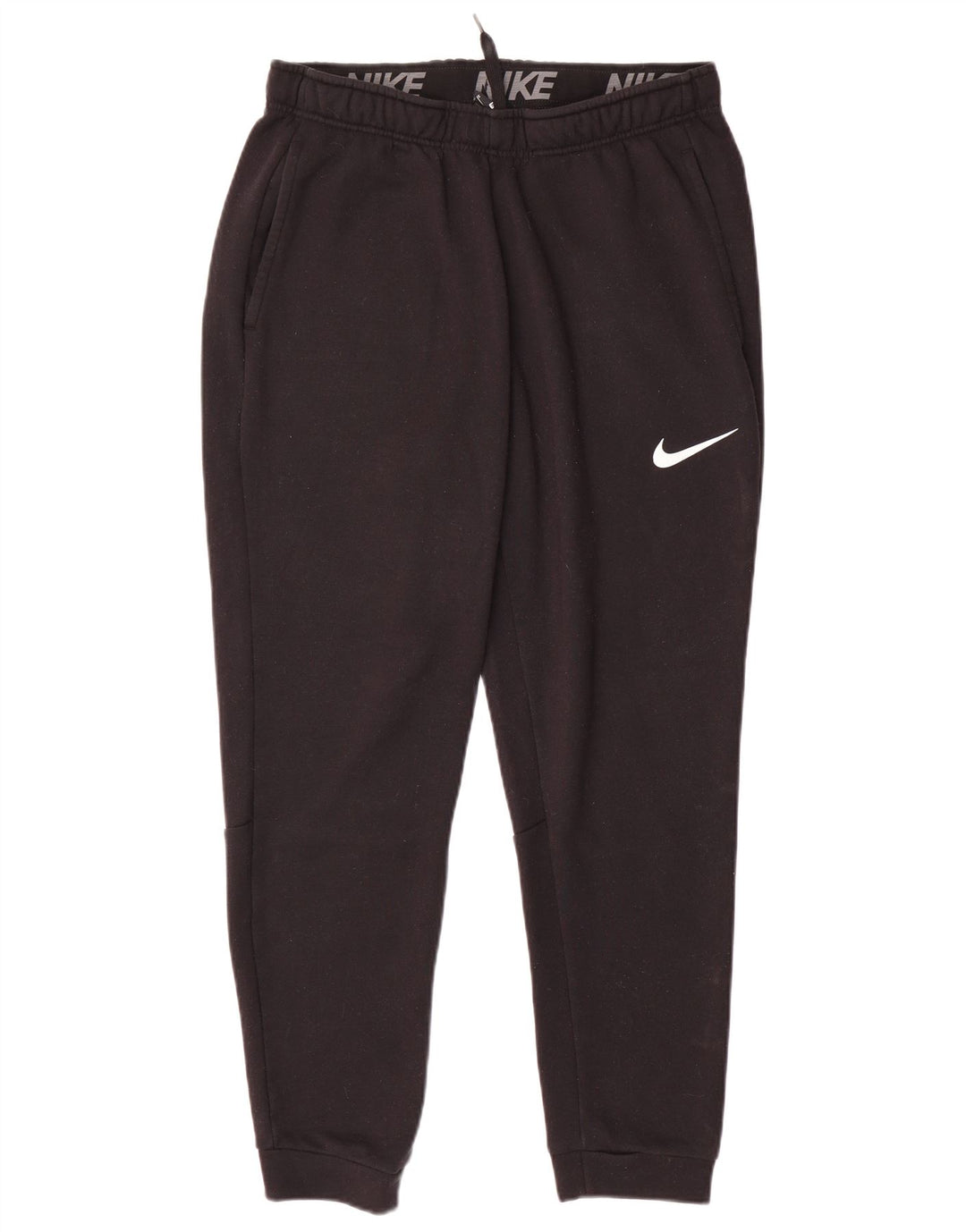 Nike Mens Dri Fit Tracksuit Trousers Joggers Medium  Black Polyester
