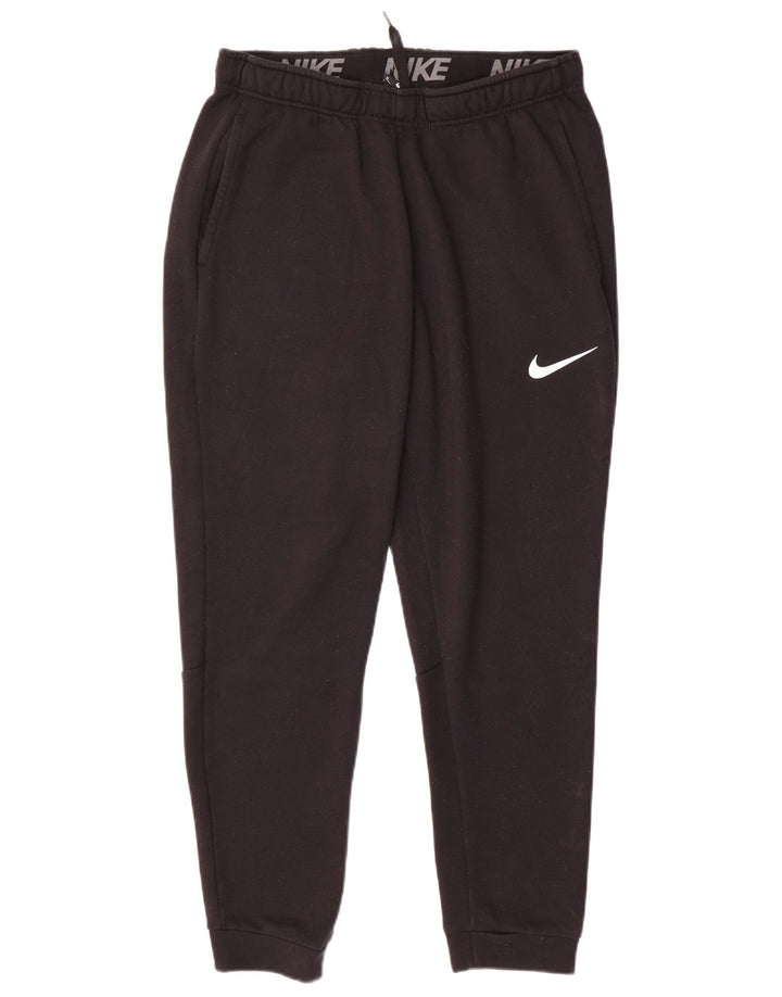 Nike Mens Dri Fit Tracksuit Trousers Joggers Medium  Black Polyester