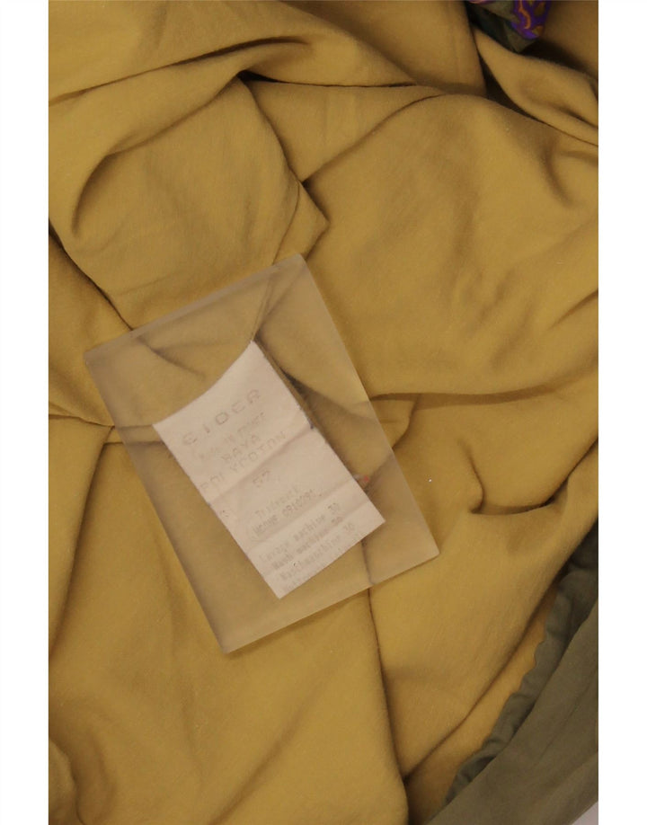 Eider Mens Utility Jacket IT 52 XL Khaki Cotton