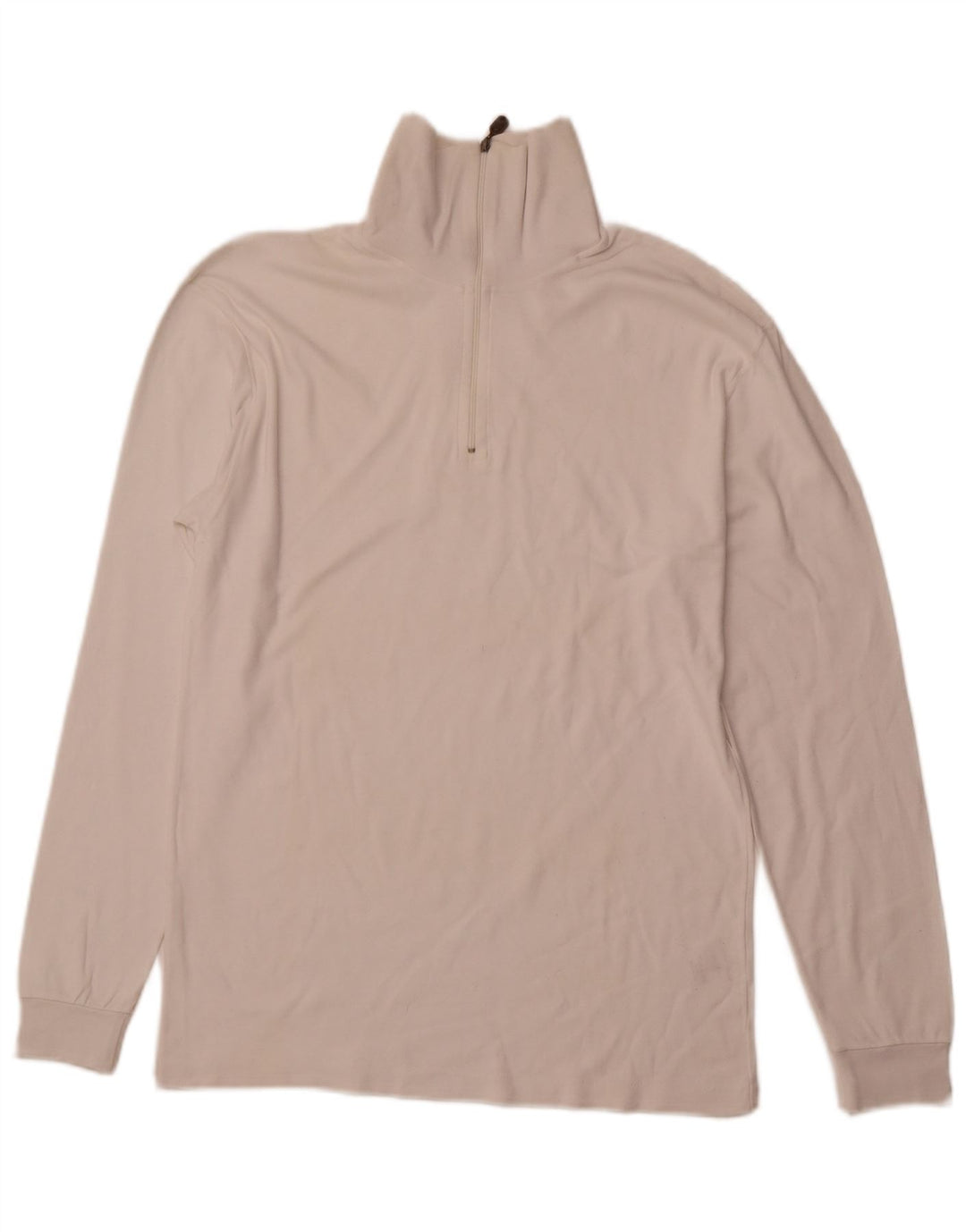 CONTE OF FLORENCE Womens Zip Neck Pullover Tracksuit Top IT 52 2XL White