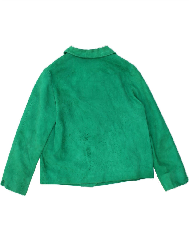 VINTAGE Womens 7 button Blazer Jacket UK 16 Large Green | Vintage Vintage | Thrift | Second-Hand Vintage | Used Clothing | Messina Hembry 
