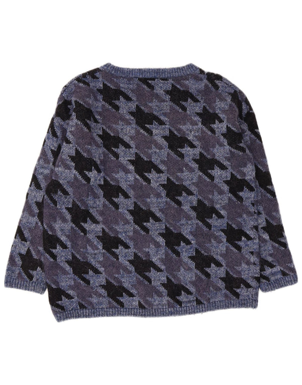 Armani Jeans Womens Boat Neck Jumper Sweater EU 40 Medium Navy Blue