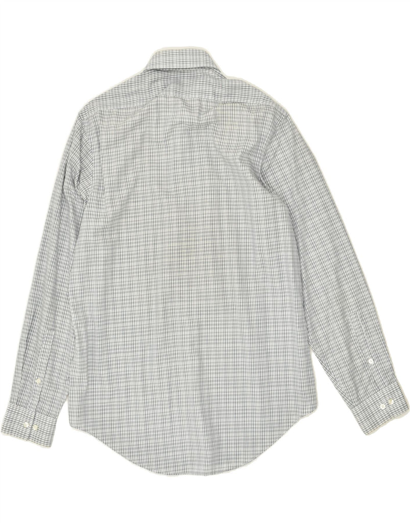 CALVIN KLEIN Mens Slim Fit Shirt Size 15 1/2 Medium Grey Check Cotton | Vintage Calvin Klein | Thrift | Second-Hand Calvin Klein | Used Clothing | Messina Hembry 