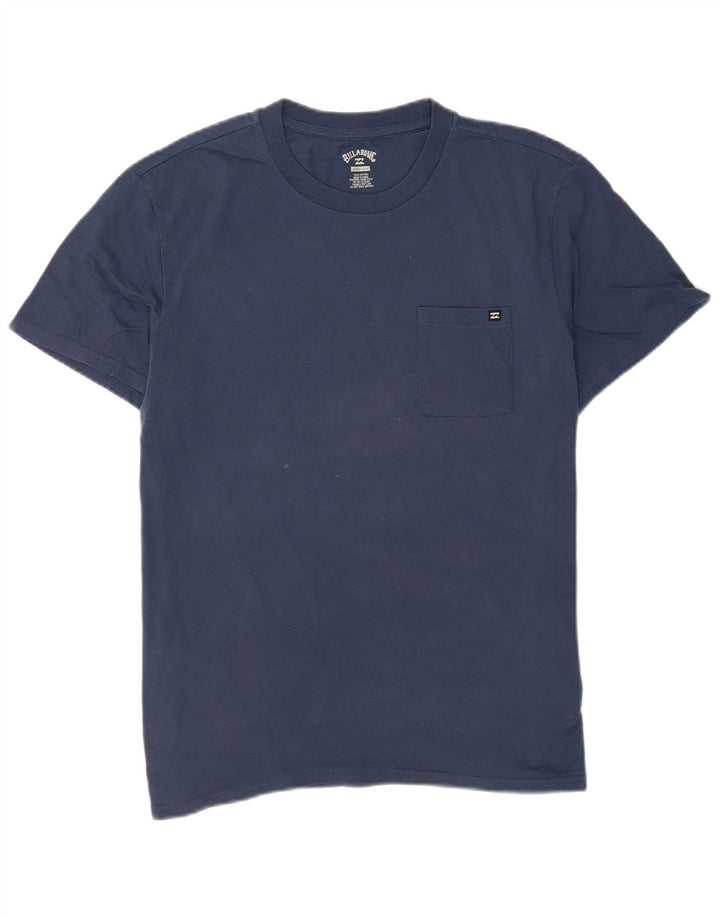 Billabong Mens T-Shirt Top Medium Navy Blue Cotton