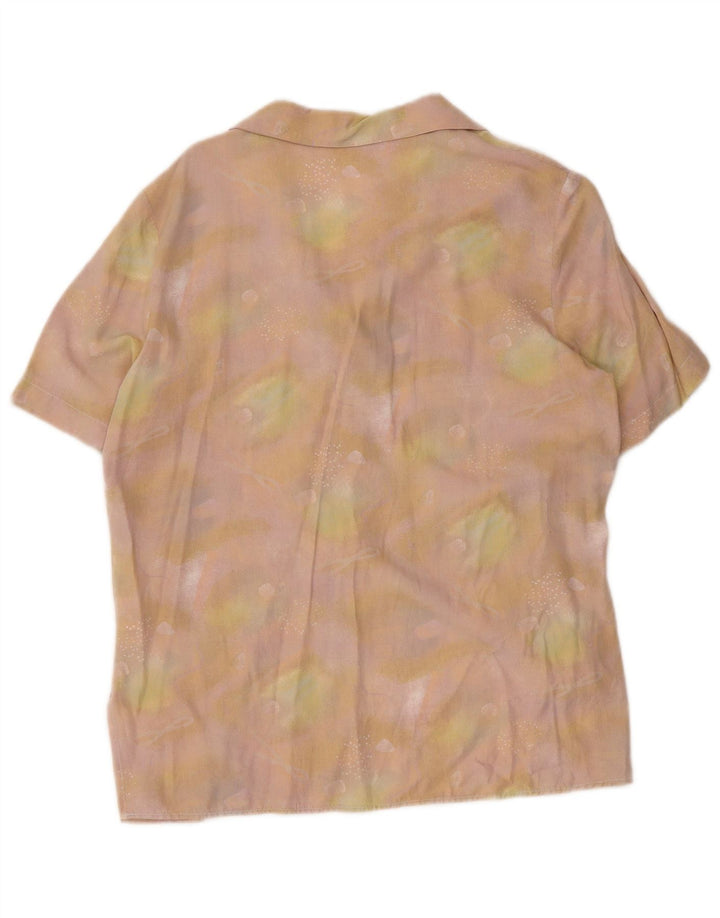 Andrea Mare Womens Shirt Blouse IT 42 Medium Multicoloured Tie Dye