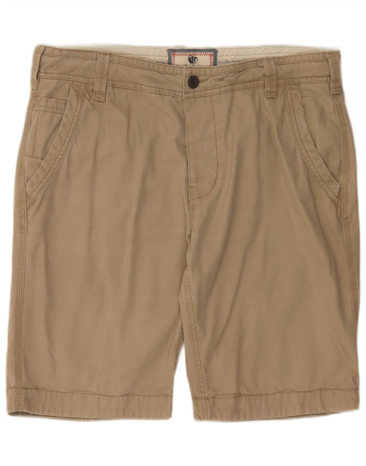 Fat Face Mens Chino Shorts W36 Large Beige Cotton