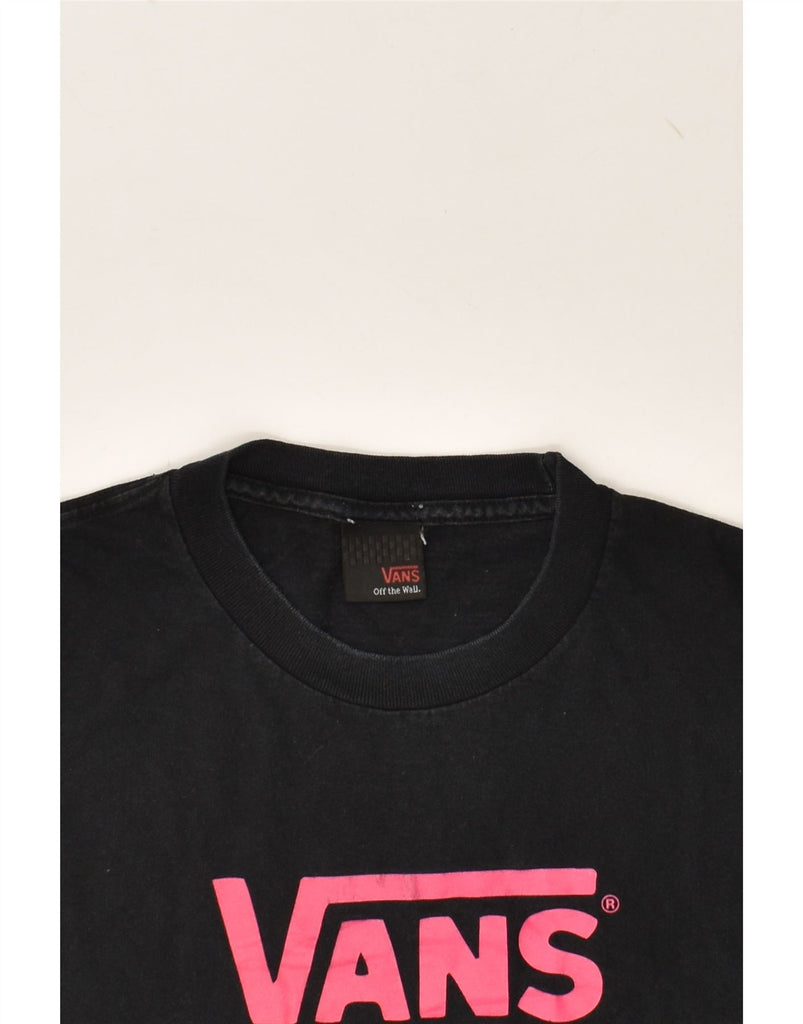 VANS Mens Graphic T-Shirt Top Medium Black | Vintage Vans | Thrift | Second-Hand Vans | Used Clothing | Messina Hembry 