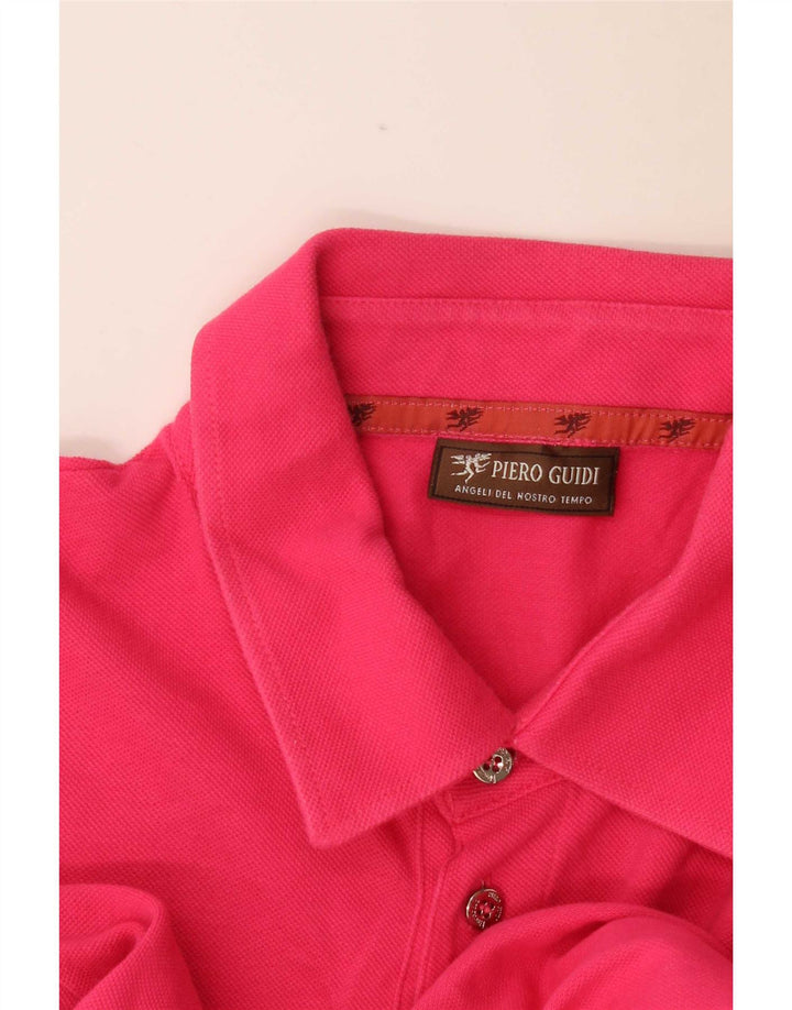 Piero Guidi Mens Polo Shirt 3XL Pink