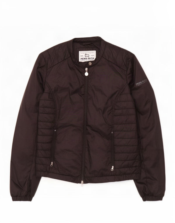Woolrich Womens Padded Jacket UK 14 Large Black Polyamide