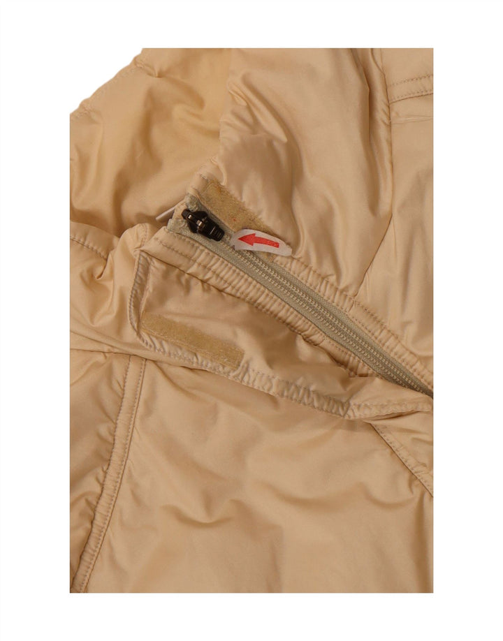 Adidas Womens Padded Jacket UK 16 Large Beige Polyamide