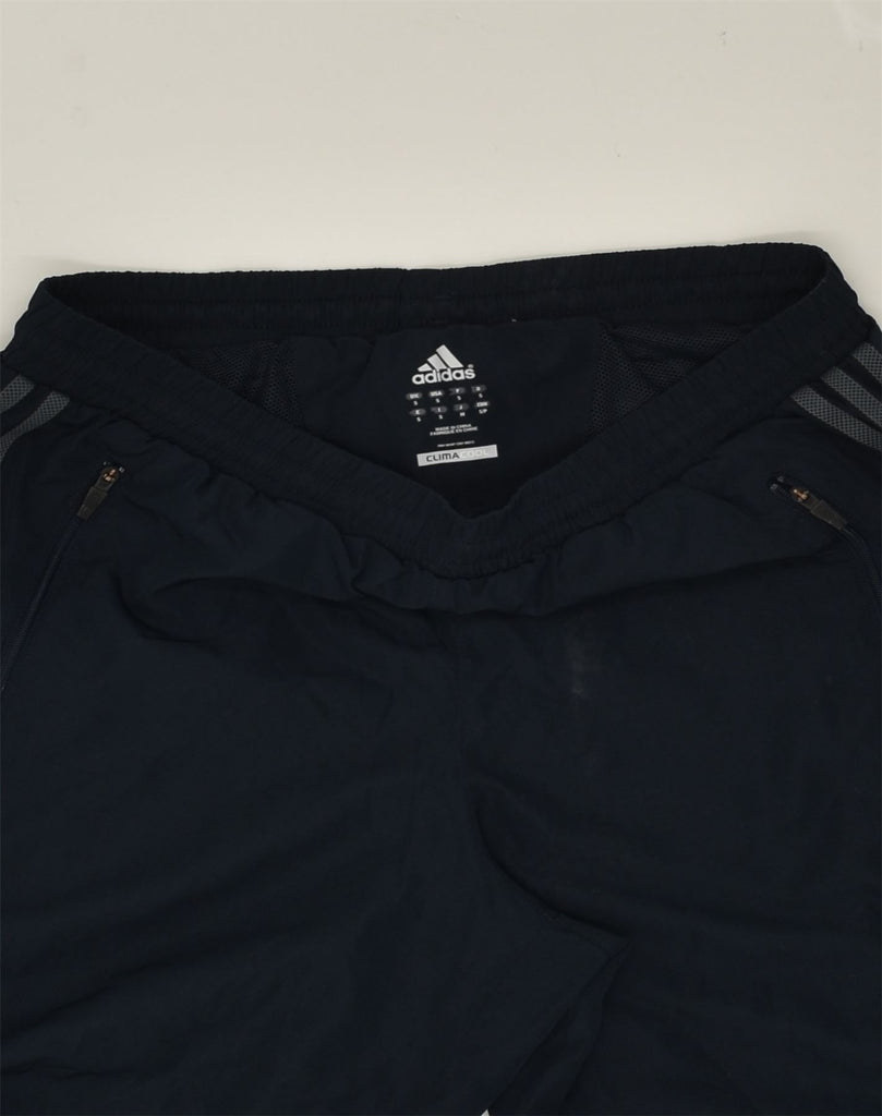 ADIDAS Mens Climacool Tracksuit Trousers Joggers Small Navy Blue Polyester | Vintage Adidas | Thrift | Second-Hand Adidas | Used Clothing | Messina Hembry 