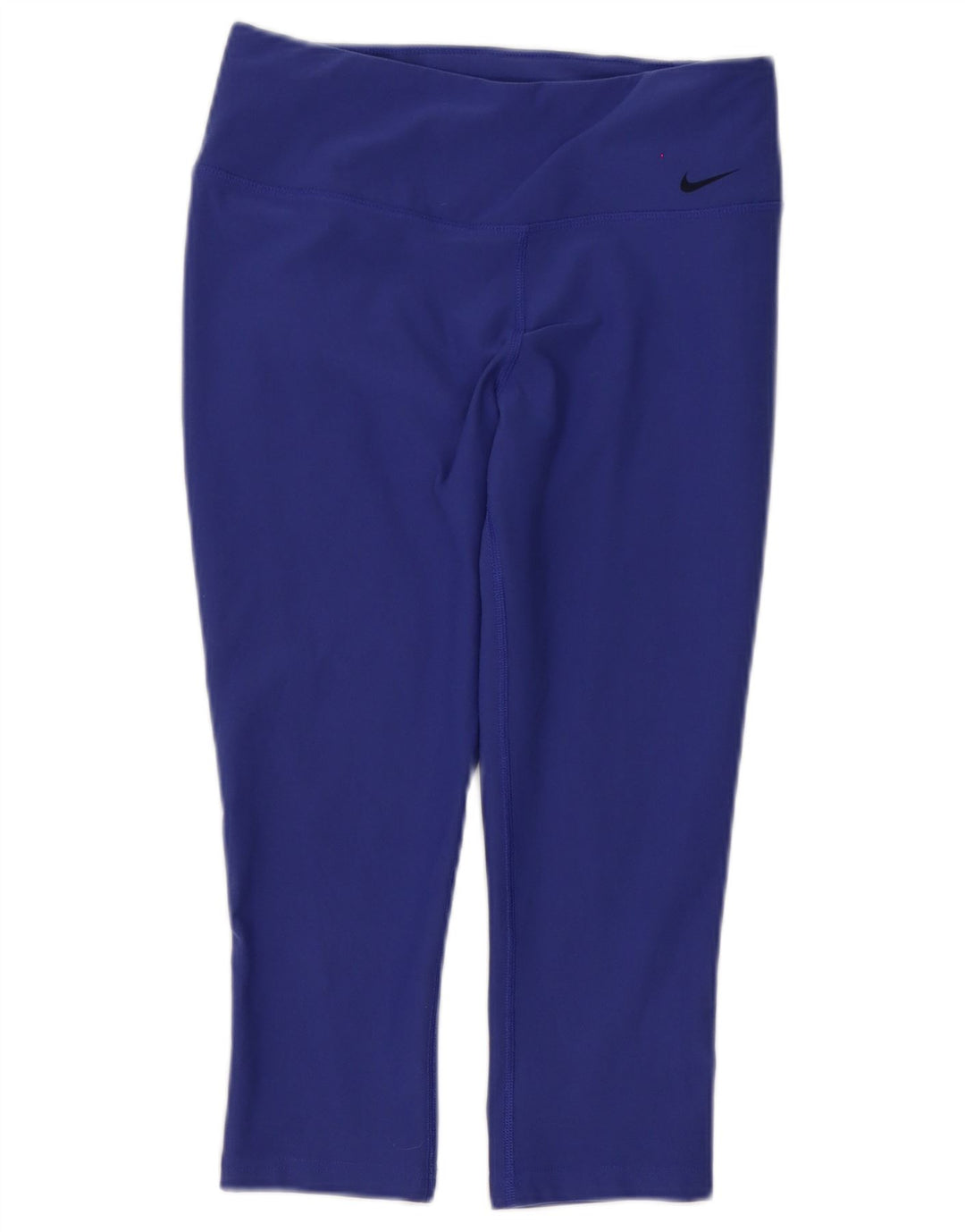 Nike Womens Dri Fit Capri Leggings UK 8 Small Purple Polyester