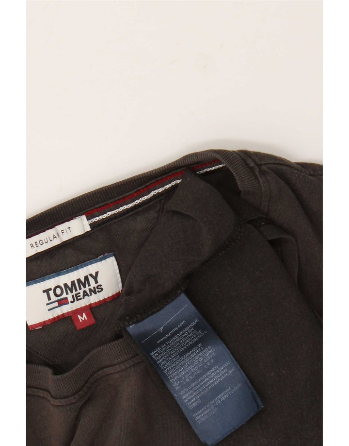 Tommy Hilfiger Mens Regular Fit T-Shirt Top Medium Grey Cotton