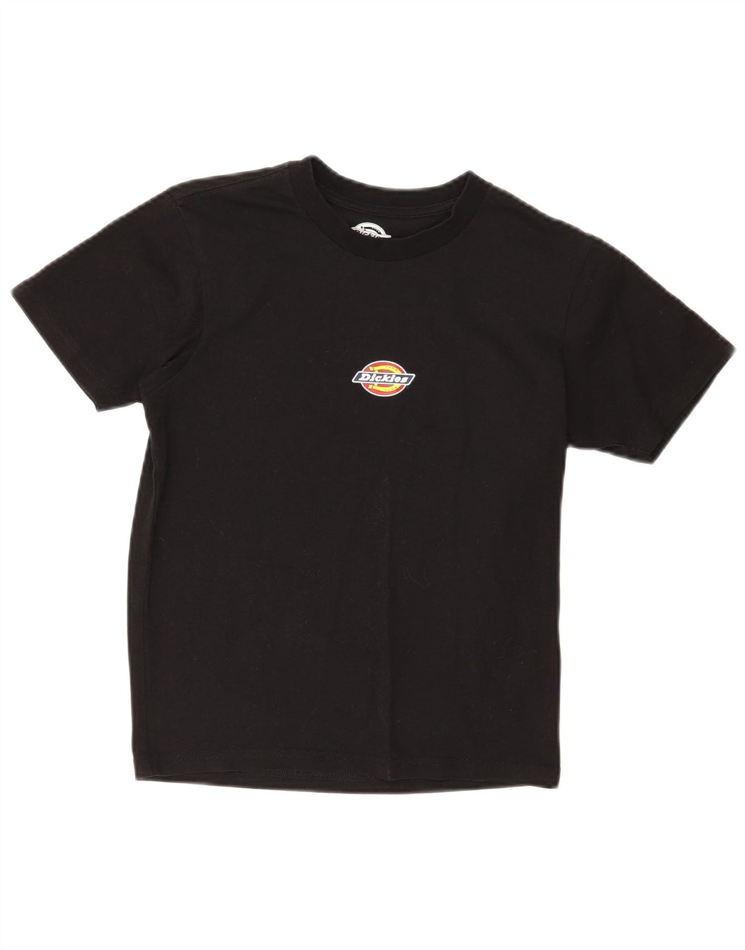 Dickies Womens Graphic T-Shirt Top UK 12 Medium Black Cotton