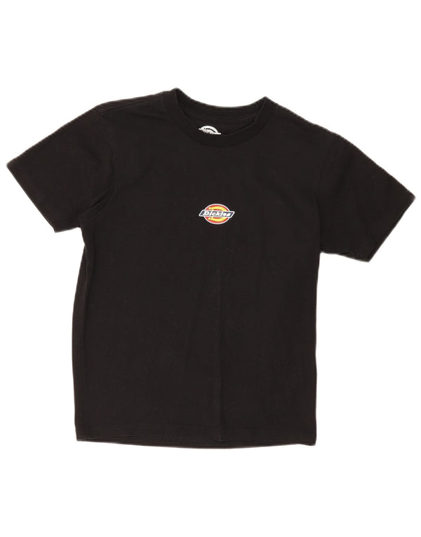 Dickies Womens Graphic T-Shirt Top UK 12 Medium Black Cotton