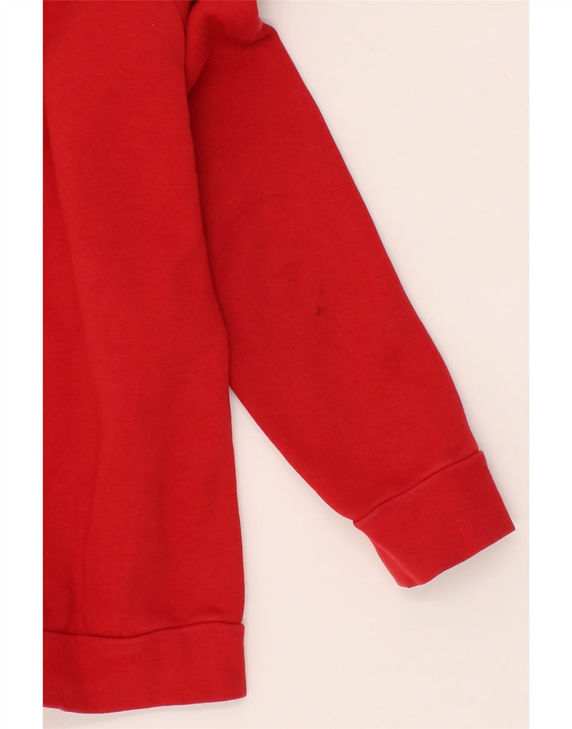 ADIDAS Mens Hoodie Jumper Small Red Cotton Vintage Adidas and Second-Hand Adidas from Messina Hembry 