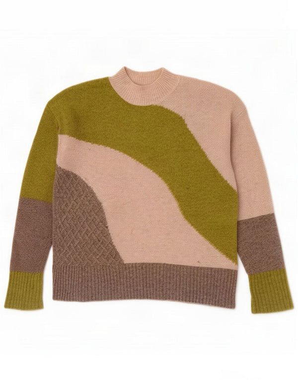 White Stuff Womens Turtle Neck Jumper Sweater UK 10 Small Multicoloured