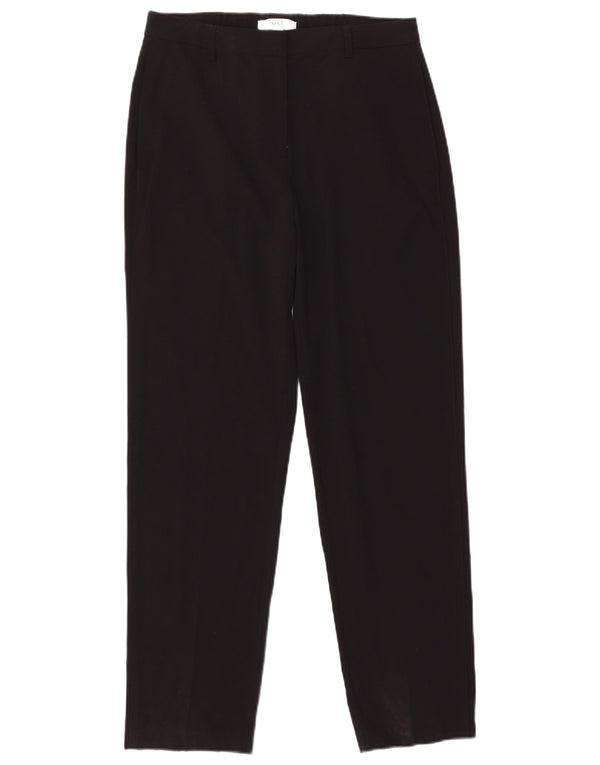 Marks & Spencer Womens Slim Chino Trousers UK 12 Medium W30 L29 Black