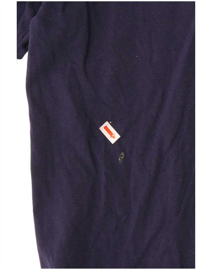 Kappa Mens Polo Shirt XL Navy Blue Cotton