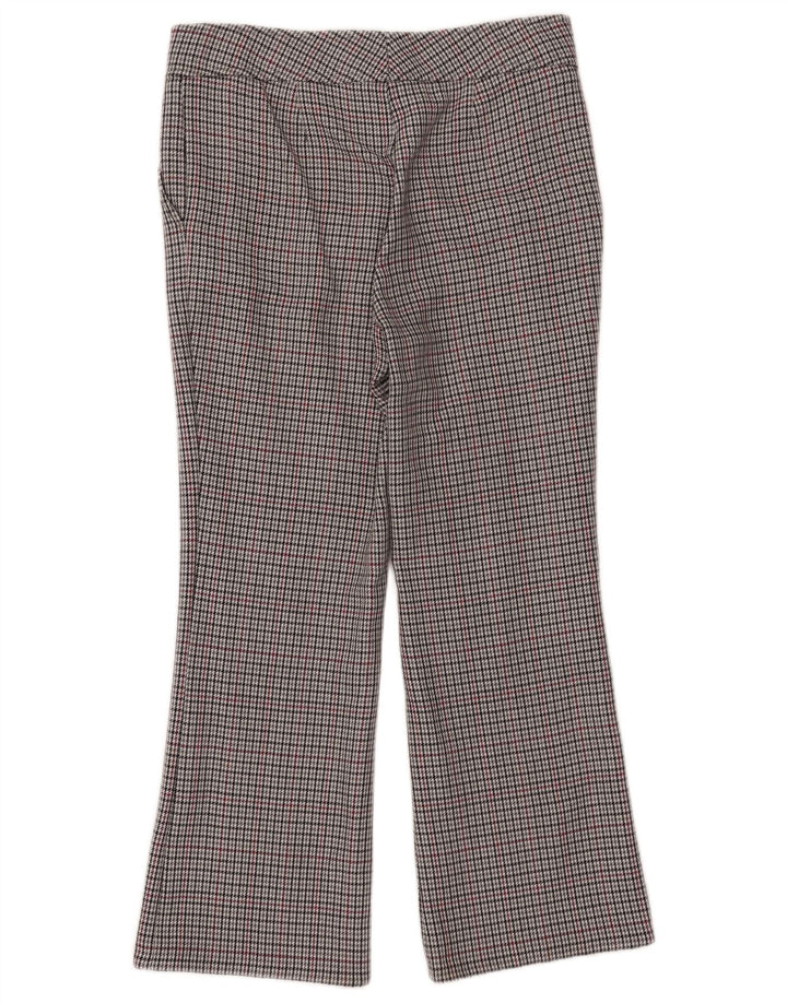 Hugo Boss Womens Suit Trousers UK 12 Medium W32 L27 Grey Houndstooth