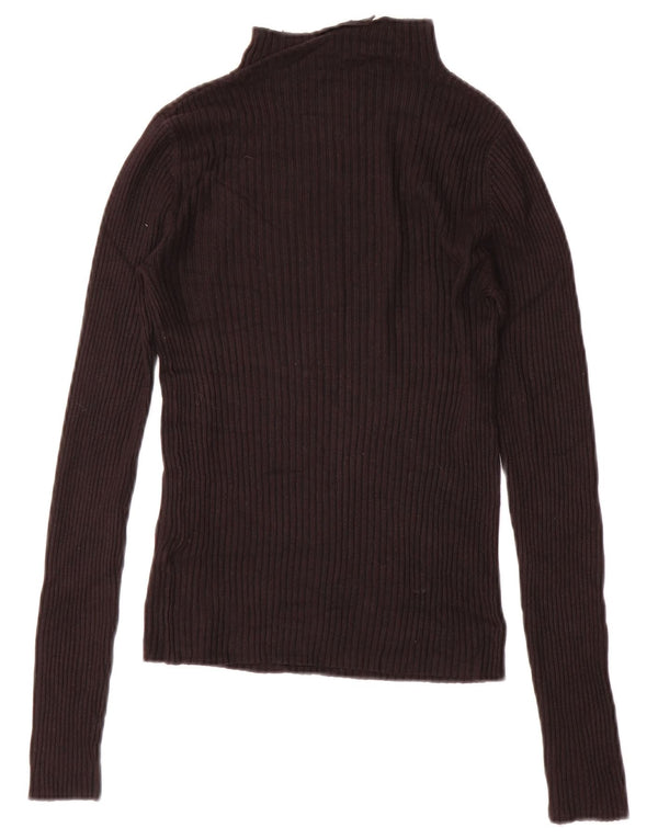 Topshop Womens Cardigan Sweater UK 10 Small Black Viscose