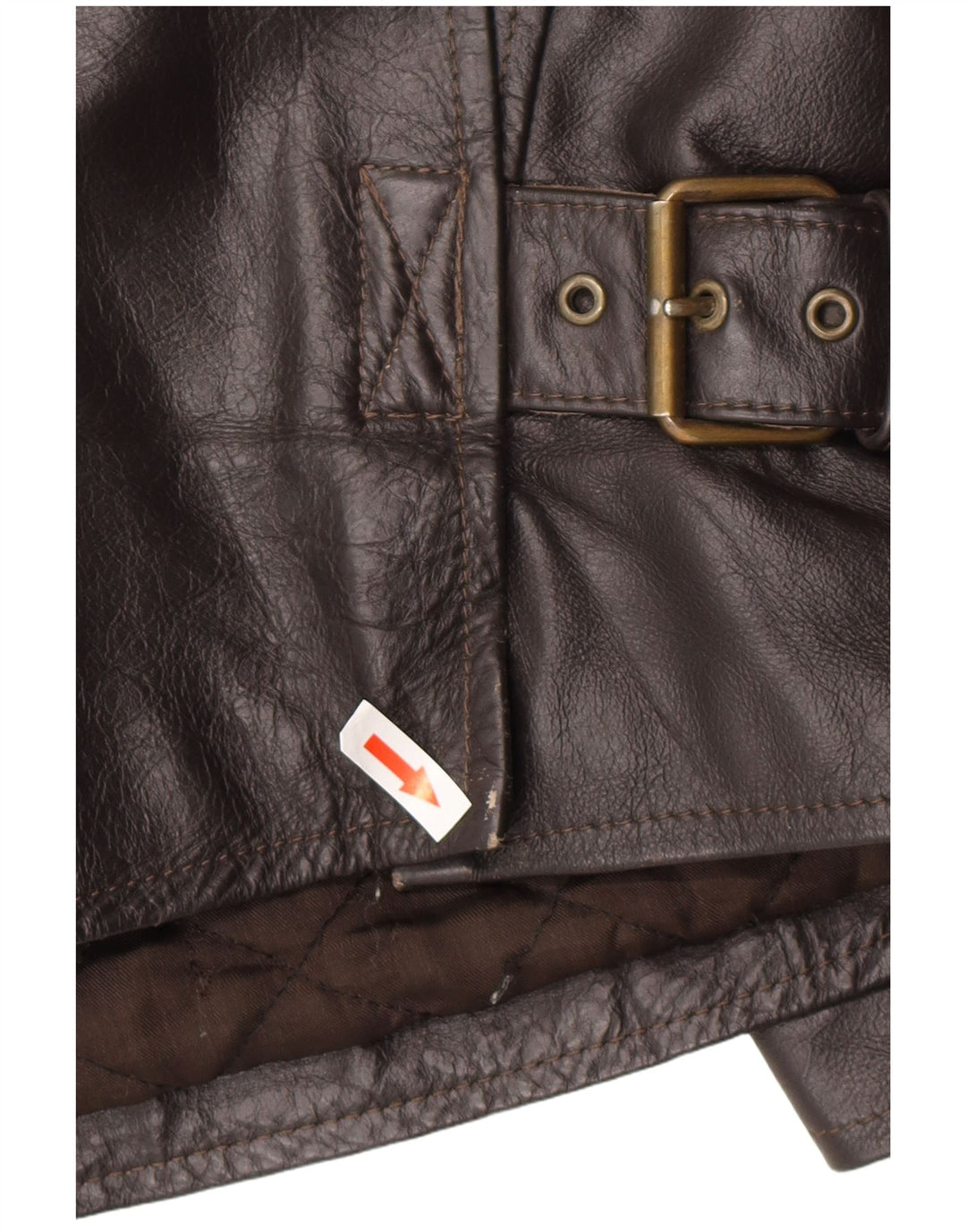 Vintage Mens Leather Jacket IT 56 3XL Black Leather