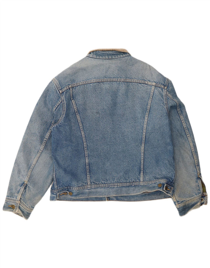 Lee Mens Denim Jacket UK 40 Large Blue