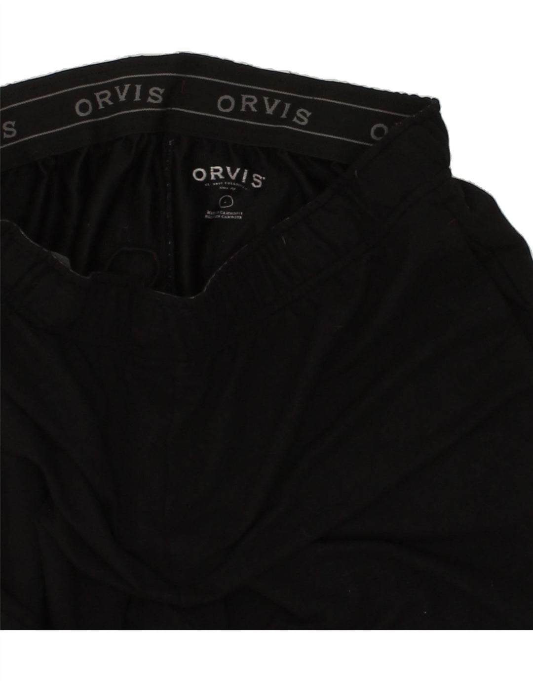 ORVIS Mens Sport Shorts Large Black Cotton Vintage Orvis and Second-Hand Orvis from Messina Hembry 