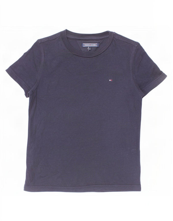 Tommy Hilfiger Boys Graphic T-Shirt Top 5-6 Years Navy Blue Cotton