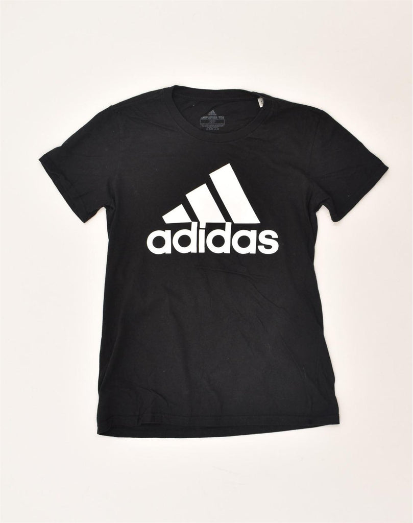 ADIDAS Mens Graphic T-Shirt Top Small Black Cotton | Vintage Adidas | Thrift | Second-Hand Adidas | Used Clothing | Messina Hembry 