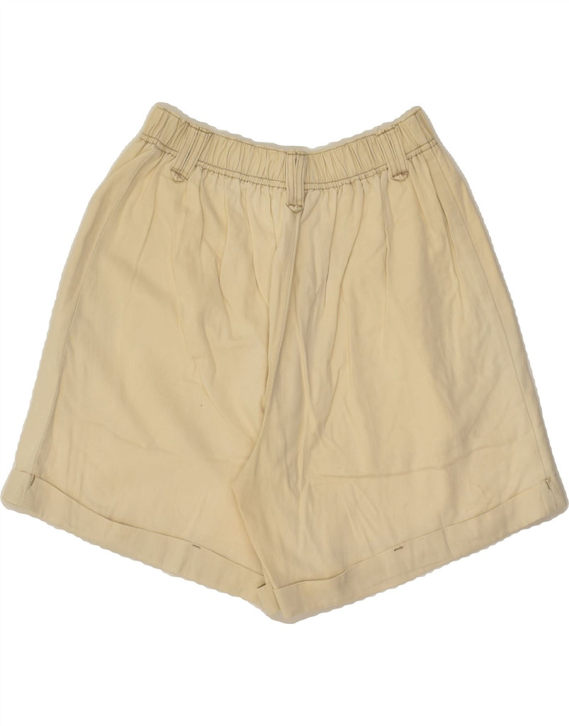 COSMOS Womens Chino Shorts EU 42 Large W32 Beige Cotton Vintage Cosmos and Second-Hand Cosmos from Messina Hembry 