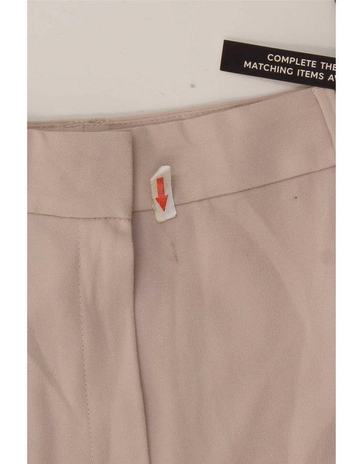 Marks & Spencer Womens Chino Shorts UK 12 Medium W30 Beige Polyester