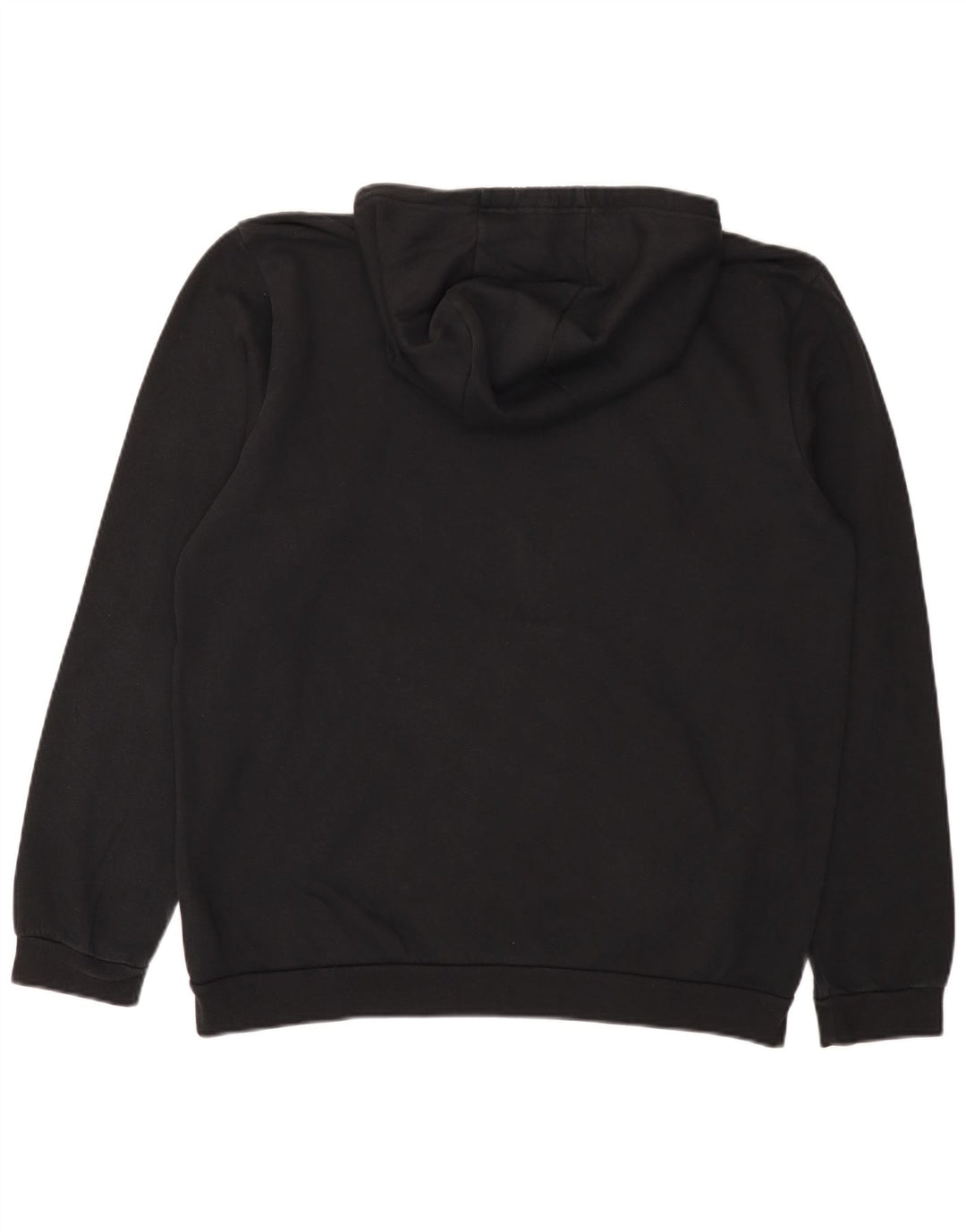 Adidas Mens Hoodie Jumper Large Black Cotton