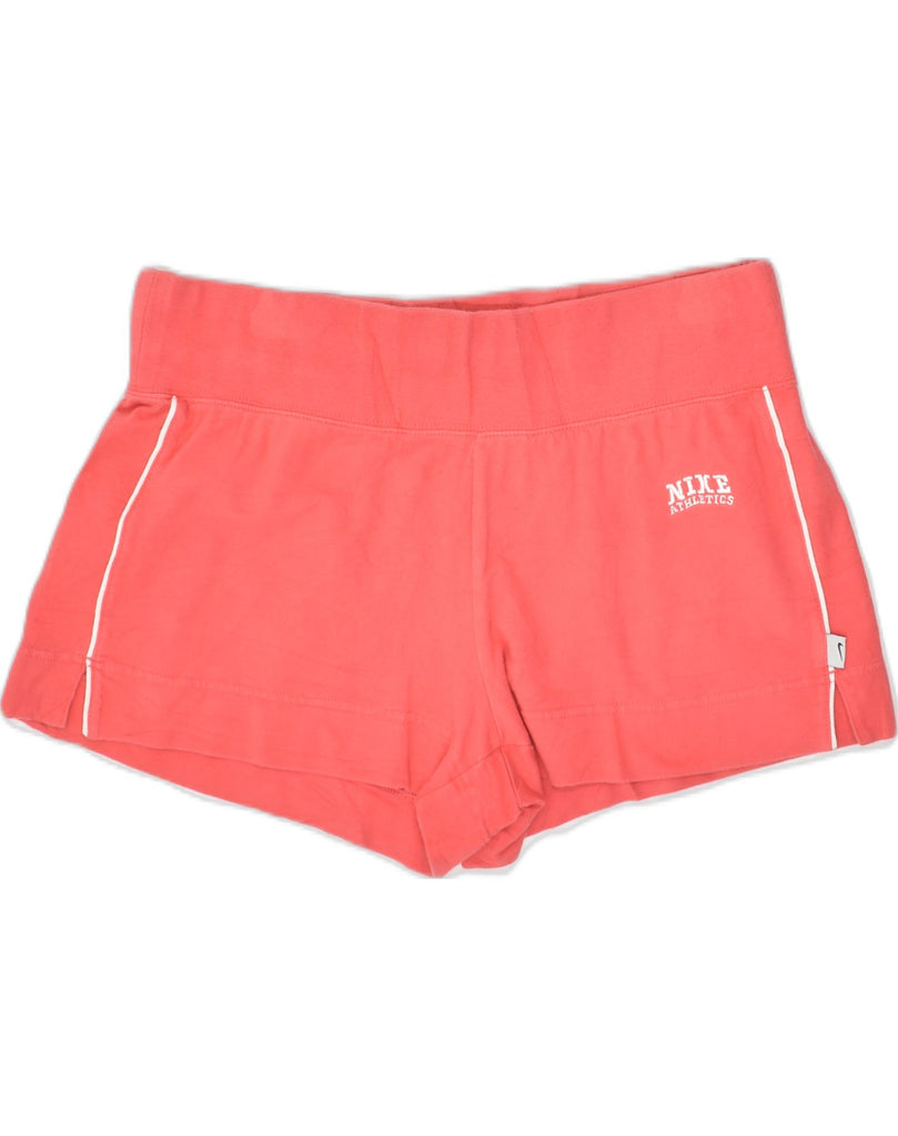 NIKE Girls Sport Shorts 12-13 Years Large Red Cotton | Vintage Nike | Thrift | Second-Hand Nike | Used Clothing | Messina Hembry 