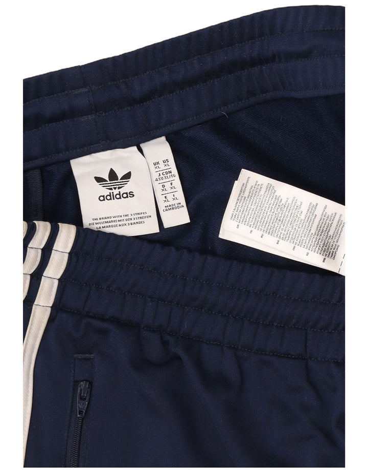 Adidas Mens Tracksuit Trousers XL  Navy Blue Polyester