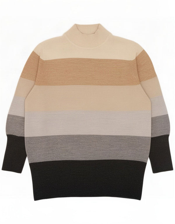 Marks & Spencer Womens Jumper Sweater UK 16 Large Multicoloured Striped